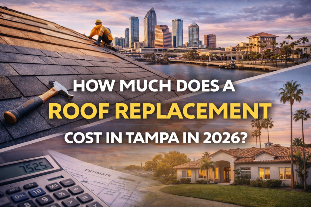 How Much Does a Roof Replacement Cost in Tampa in 2026? Roof replacement cost in Tampa Florida 2026 for residential homes