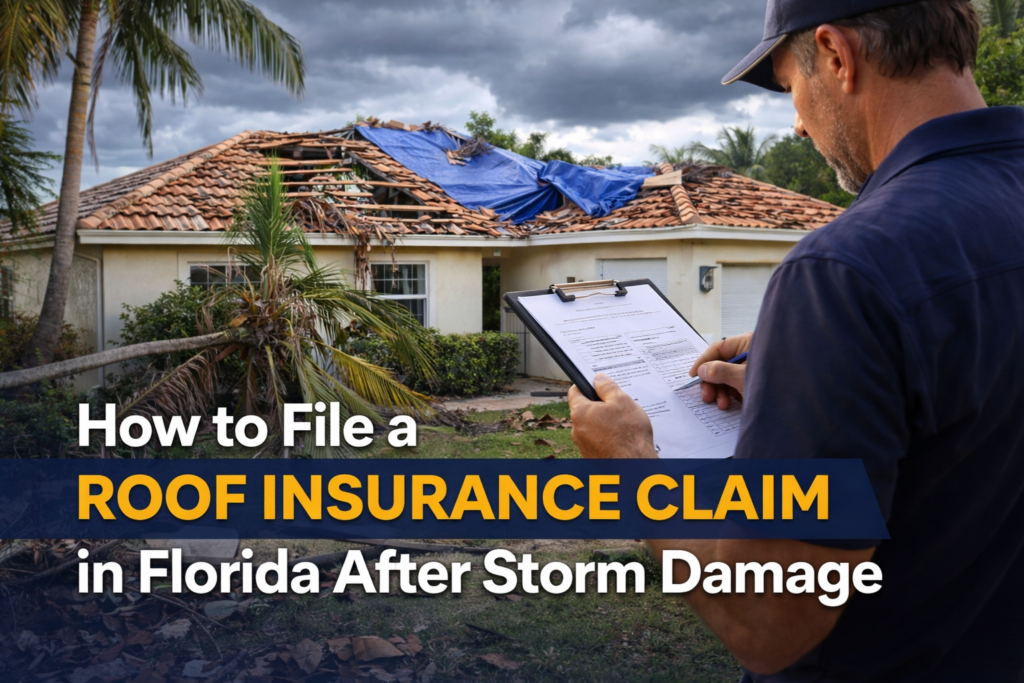 How to File a Roof Insurance Claim in Florida After Storm Damage How to file a roof insurance claim after storm damage in Tampa Florida