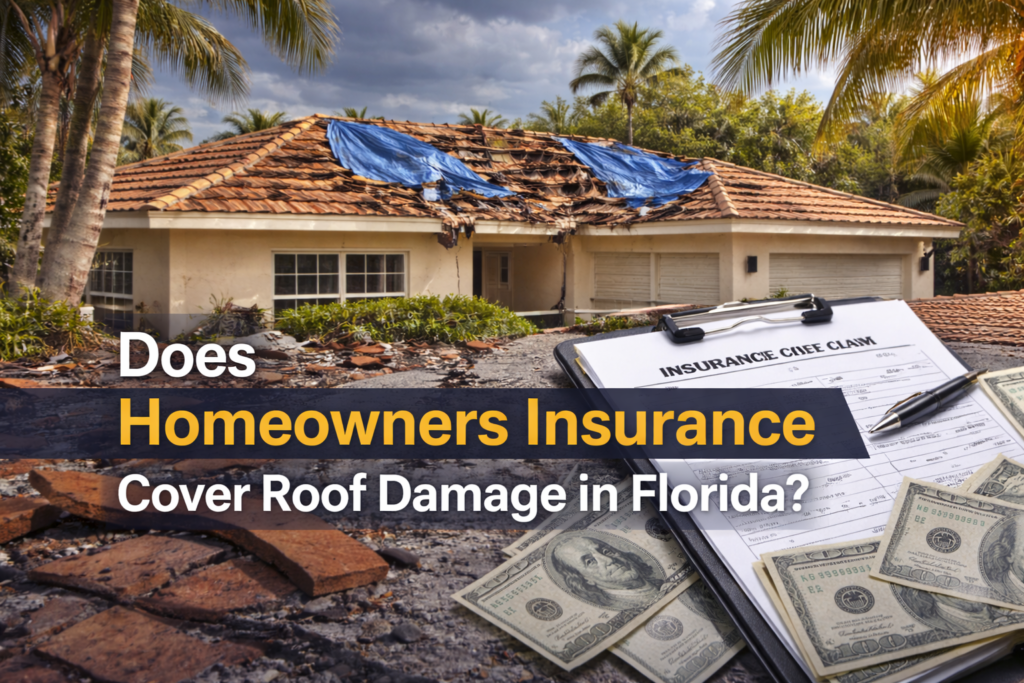 Does Homeowners Insurance Cover Roof Damage in Florida? Homeowners insurance coverage for roof damage in Tampa Florida